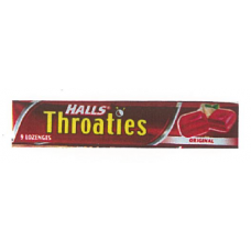 Halls Throaties Original 20 Pcs