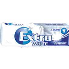 Wrigley's Extra White Peppermint Gum 30 Pcs
