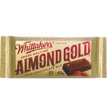 Whittaker's Fresh Roasted Almond Gold 36 Pcs