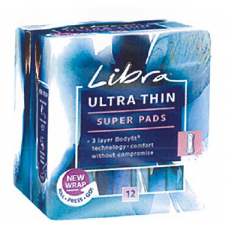 Libra Ultra Thin Super Pads 12pcs