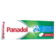 Panadol Original 20 Tablet 12 Back