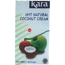 Kara UHT Natural Coconut Cream 500ml 12 Cans