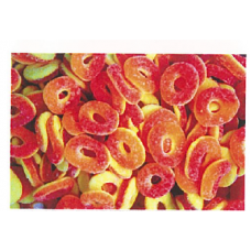 Turkey Peach Ring Sugar Lollies 2KG