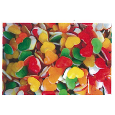Turkey Colored Heart Lollies 2KG