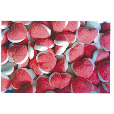 Spain Red And Blue Heart Lollies 2KG