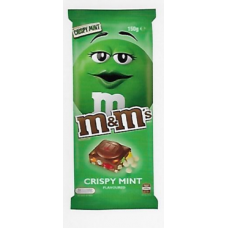 M&M Chocolate Block Crispy Mint 6 Pcs