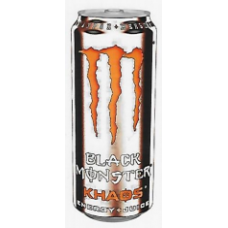 Monster Black Khaos Juice Energy Drink 12 Cans