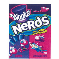 Wonka Nerds Grape And Strawberry 36 Pcs 45 Grams Per Box