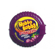 Hubba Bubba Bubble Tape Groovy Grape 12 Pcs