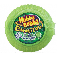 Hubba Bubba Bubble Tape Sour Green Apple 12 Pcs