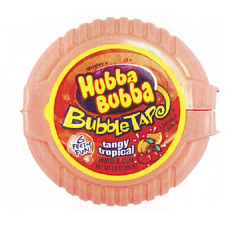 Hubba Bubba Bubble Tape Tangy Tropical 12 Pcs