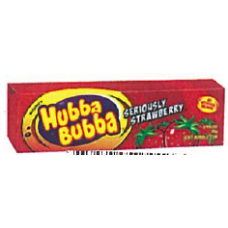 Hubba Bubba Seriously Strawberry Gum 20 Pcs